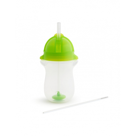 Ποτήρι με καλαμάκι Munchkin Click Lock™ Tip &amp; Sip 296ml Green