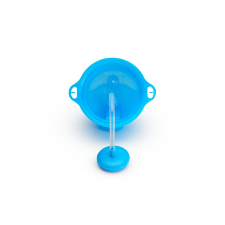Παιδικό ποτήρι με καλαμάκι Munchkin Tip &amp; Sip Tall 96ml Μπλε