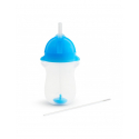 Παιδικό ποτήρι με καλαμάκι Munchkin Tip & Sip Tall 96ml Μπλε