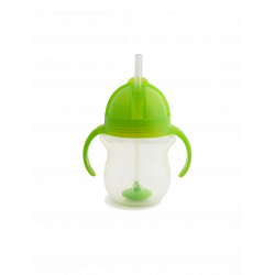 Ποτήρι με καλαμάκι Munchkin Click Lock™ Tip & Sip 207ml Πράσινο