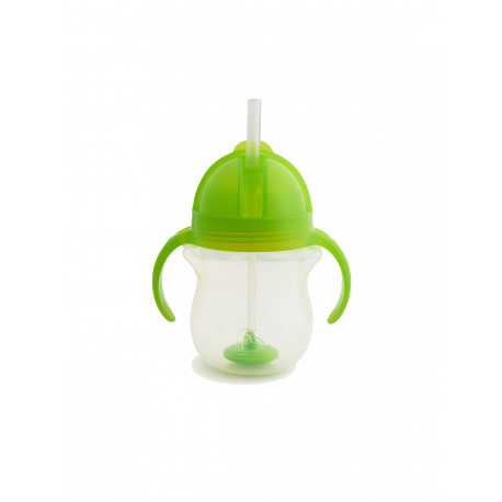 Ποτήρι με καλαμάκι Munchkin Click Lock™ Tip &amp; Sip 207ml Green