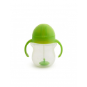 Ποτήρι με καλαμάκι Munchkin Click Lock™ Tip & Sip 207ml Πράσινο