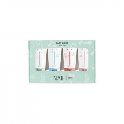 Naif Mini Set με καλλυντικά ταξιδίου για βρέφη και παιδιά 4τμχ