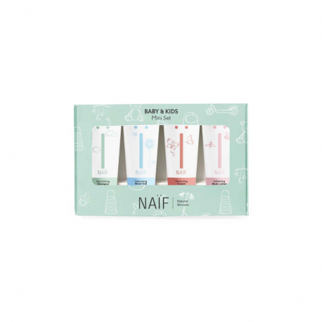 Naif Mini Set με καλλυντικά ταξιδίου για βρέφη και παιδιά 4τμχ