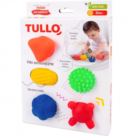 Παιχνίδι αισθήσεων Tullo® Sensory Balls 420, σετ των 5