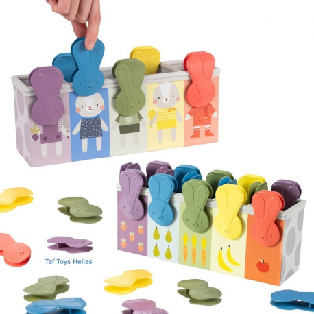 Εκπαιδευτικό παιχνίδι Taf Τoys Match &amp; count bunny toy