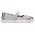 Παιδικές μπαλαρίνες TOMS Tiny Mary Jane Iridescent Glimmer Silver
