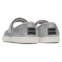 Παιδικές μπαλαρίνες TOMS Tiny Mary Jane Iridescent Glimmer Silver