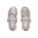 Παιδικά παπούτσια TOMS Tiny Mary Jane Iridescent Glimmer Silver