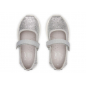 Παιδικές μπαλαρίνες TOMS Tiny Mary Jane Iridescent Glimmer Silver