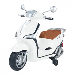 Ηλεκτροκίνητη βέσπα SKORPION WHEELS Piaggio Liberty Original 12V Λευκό