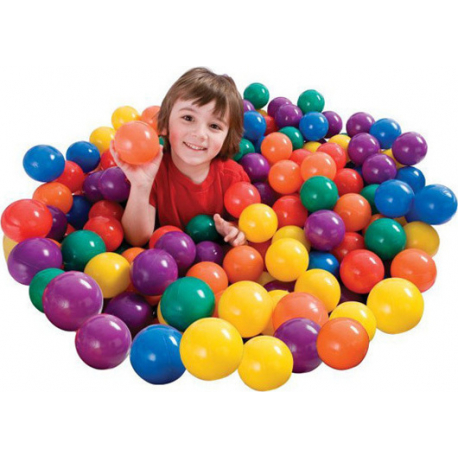 Χρωματιστά μπαλάκια αέρα 8 cm INTEX Fun Ballz™ σετ των 100