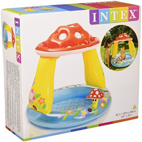 Φουσκωτή πισίνα με σκίαστρο INTEX Mushroom 1-3 ετών