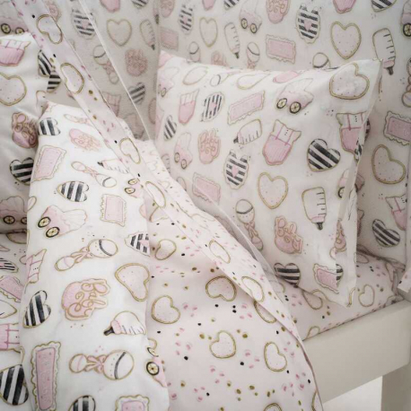 Πάπλωμα κούνιας Vesta Home Pinky