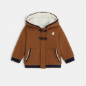 Obaibi Manteau-pull maille fourre a capuche
