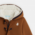 Obaibi Manteau-pull maille fourre a capuche