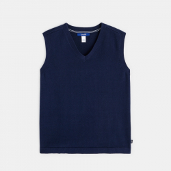 Okaidi Pull sans manches bleu garcon