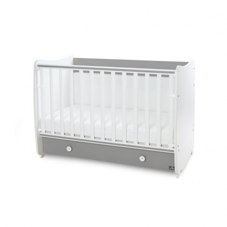 Πολυμορφικό κρεβάτι Lorelli® Dream White - Stone Grey 70x140 cm