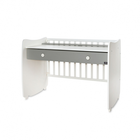 Πολυμορφικό κρεβάτι Lorelli® Dream White - Stone Grey 70x140 cm