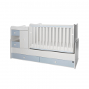 Πολυμορφικό κρεβάτι Lorelli® Mini Max White - Baby Blue