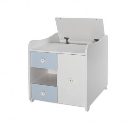 Πολυμορφικό κρεβάτι Lorelli® Mini Max White - Baby Blue