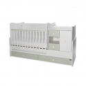Πολυμορφικό κρεβάτι Lorelli® Mini Max White - Milky Green