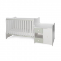 Πολυμορφικό κρεβάτι Lorelli® Mini Max White - Milky Green