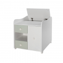 Πολυμορφικό κρεβάτι Lorelli® Mini Max White - Milky Green