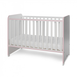 Βρεφικό κρεβάτι Lorelli® Sweet Dream White - Orchid Pink