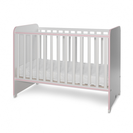 Βρεφικό κρεβάτι Lorelli® Sweet Dream White - Orchid Pink