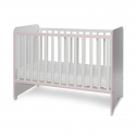 Βρεφικό κρεβάτι Lorelli® Sweet Dream White - Orchid Pink