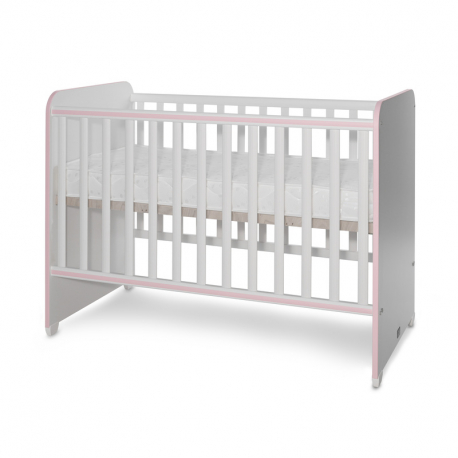 Βρεφικό κρεβάτι Lorelli® Sweet Dream White - Orchid Pink