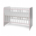 Βρεφικό κρεβάτι Lorelli® Sweet Dream White - Orchid Pink