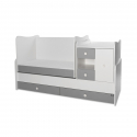 Πολυμορφικό κρεβάτι Lorelli® Mini Max White - Stone Grey