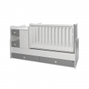 Πολυμορφικό κρεβάτι Lorelli® Mini Max White - Stone Grey