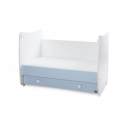 Πολυμορφικό κρεβάτι Lorelli® Dream White - Baby Blue 70x140 cm