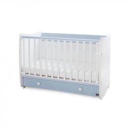Πολυμορφικό κρεβάτι LoreLLi® Dream New White - Baby Blue 60 x 120 cm