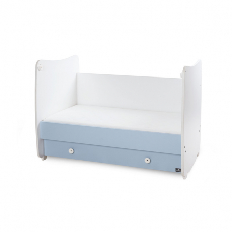 Πολυμορφικό κρεβάτι Lorelli® Dream White - Baby Blue 60x120 cm