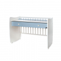 Πολυμορφικό κρεβάτι Lorelli® Dream White - Baby Blue 60x120 cm