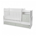 Πολυμορφικό κρεβάτι Lorelli® Trend Plus New White - Milky Green