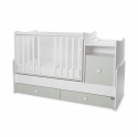 Πολυμορφικό κρεβάτι Lorelli® Trend Plus New White - Milky Green