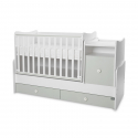 Πολυμορφικό κρεβάτι Lorelli® Trend Plus New White - Milky Green
