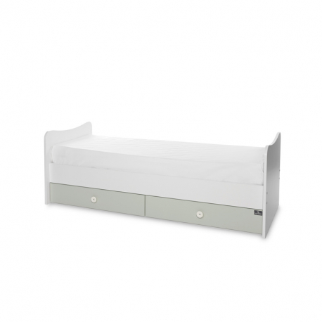 Πολυμορφικό κρεβάτι Lorelli® Trend Plus New White - Milky Green