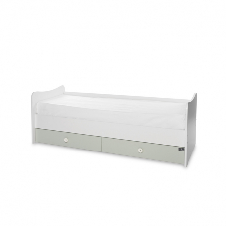 Πολυμορφικό κρεβάτι Lorelli® Trend Plus New White - Milky Green