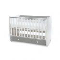Πολυμορφικό κρεβάτι Lorelli® Dream White - Stone Grey 60x120 cm