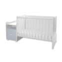 Πολυμορφικό κρεβάτι Lorelli® Trend Plus New White - Baby Blue