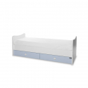 Πολυμορφικό κρεβάτι Lorelli® Trend Plus New White - Baby Blue