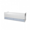 Πολυμορφικό κρεβάτι Lorelli® Trend Plus New White - Baby Blue