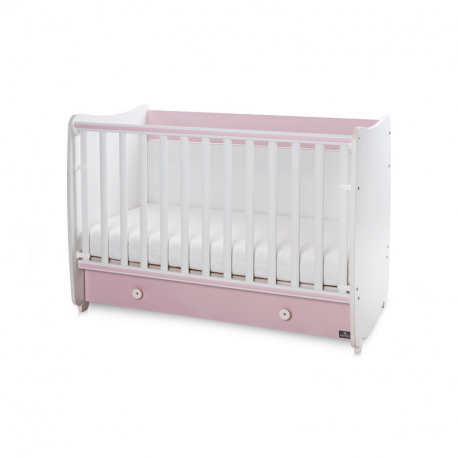 Πολυμορφικό κρεβάτι Lorelli® Dream White - Orchid Pink 60x120 cm