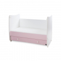 Πολυμορφικό κρεβάτι Lorelli® Dream White - Orchid Pink 60x120 cm